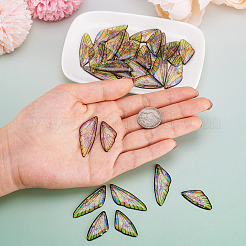 Набор подвесок в виде крыльев из прозрачной смолы RESI-TAC0021-01A