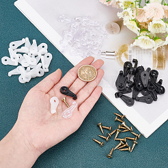 60 комплект 3-х цветных пластиковых зажимов для стеклянных держателей FIND-GA0001-66