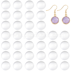 200 pz cabochon in vetro trasparentepcs&nbsp;GGLA-BBC0001-06
