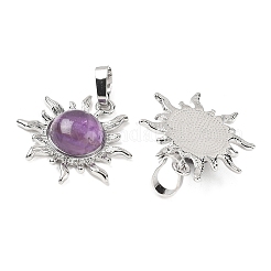 Подвески из натурального аметиста &nbsp;G-F786-08P-27