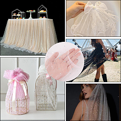 1 m Pailletten-Polyester-Organza-Stoffe&nbsp;DIY-CY0003-41B