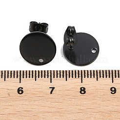 Accesorios para pendientes de acero inoxidable 304 con revestimiento iónico (IP)&nbsp;STAS-P198-25-12mm-B