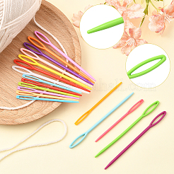 100 шт. 2 вида пластиковых спицы для пряжи&nbsp;SENE-SP0001-02