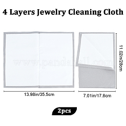 2шт 4-х слойная салфетка для полировки серебра&nbsp;TOOL-BBC0001-03B