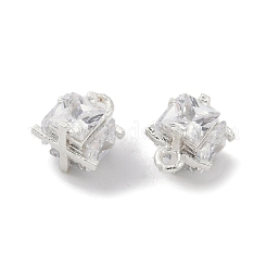 Покрытие стойки латунь микропаве прозрачные подвески из кубического циркония&nbsp;KK-A224-09P