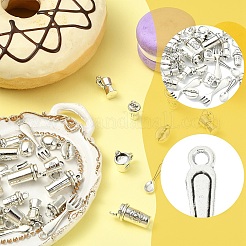 35 stücke 7 stile tibetischen stil zinklegierung charms&nbsp;FIND-YW0011-92