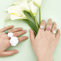 52 шт. 4-х видов регулируемых латунных колец KK-SC0002-93