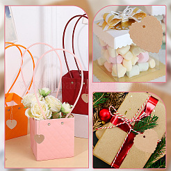 100 шт. подарочные бирки в форме сердца из бумаги с кружевной окантовкой&nbsp;CDIS-CP0001-01B