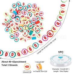 Полимерной глины ручной работы бисер нитей CLAY-PH0001-52
