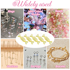 Прозрачные пластиковые коробки для хранения безделушек в форме конфет&nbsp;CON-SP0001-06C