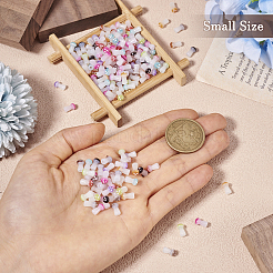 200шт 10 цвета непрозрачные стеклянные бусины GLAA-TA0001-20