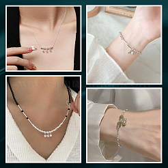 6 шт. 3 стиля 925 подвески из стерлингового серебра STER-BBC0007-87