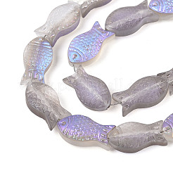 Матовые стеклянные бусины&nbsp;GLAA-T023-40C-04