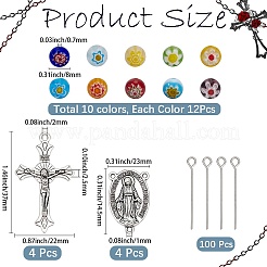 DIY-Sets zur Schmuckherstellung mit Rosenkranzperlen&nbsp;DIY-SC0031-64
