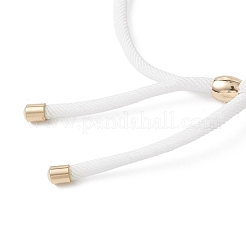 Fabrication de bracelets coulissants avec cordon en nylon torsadé rond de 3 mm&nbsp;AJEW-JB01467-01