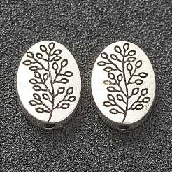 Сплавочные овальные бусины тибетского стиля &nbsp;LS-TIBEP-XCP0002-06AS