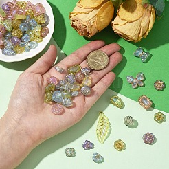 50 г прозрачных акриловых бусин&nbsp;MACR-YW0004-35