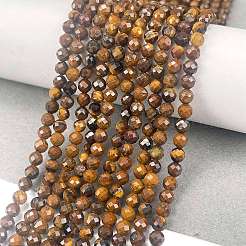 Природных тигровый глаз бисер нитей&nbsp;LS-G-M399-03C