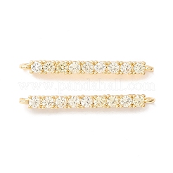 Реечное покрытие латунь микро паве кубический цирконий коннестор прелести KK-D073-03G-NR