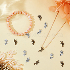 120 шт. 2 цвета подвески из сплава в тибетском стиле TIBE-DC0001-05