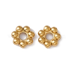 Ионное покрытие (ip) 304 нержавеющая сталь ромашка разделительные бусины&nbsp;STAS-G291-01A-G