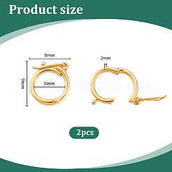 2 шт. 925 застежки-крутилки из стерлингового серебра FIND-AR0006-31