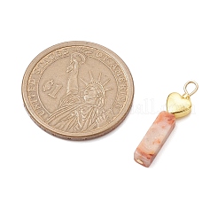 Натуральный агат с сумасшедшим кружевом/картографический камень/цветочный амазонит/деревянный кружевной камень прямоугольные подвески PALLOY-JF02973