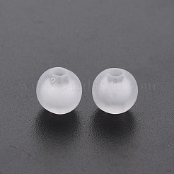 Gefrostet Acryl-Perlen&nbsp;FACR-Q006-10mm-01