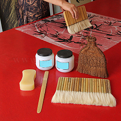 Бамбуковая ручка мягкая щетка TOOL-PH0017-49A