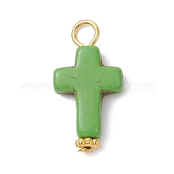 Подвески из синтетической бирюзы PALLOY-JF04255-01