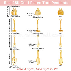Подвески из сплава 80шт 4 стиля FIND-BBC0004-24
