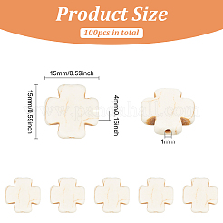 100шт синтетические бирюзовые бусины&nbsp;G-HY0001-51