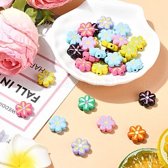 30шт эмалевые бусины из сплава&nbsp;ENAM-CJ0006-20