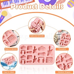 2 Stück Silikon-Fondantformen mit Musikmotiv&nbsp;ST-CJ0043-021