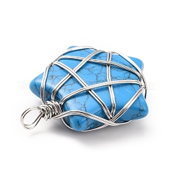 Природные и синтетические Gemstone подвески&nbsp;G-D458-07P-RS