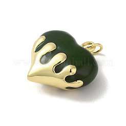 Подвески из латуни с эмалью в стойку&nbsp;KK-S366-05G-06