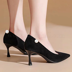 16 шт. пластиковое украшение для обуви с имитацией жемчуга&nbsp;AJEW-PH0004-47