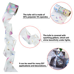 3 рулон двухцветной органзы с кружевной отделкой&nbsp;ORIB-BT0001-04