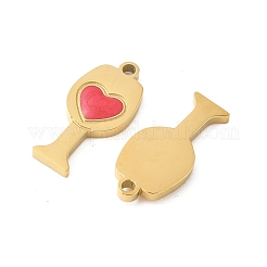 Подвески из нержавеющей стали 304 с эмалью&nbsp;STAS-R168-15G