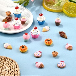 20шт 10 стиля непрозрачные подвески из смолы&nbsp;RESI-YW0004-07