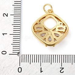 Латунные микро проложить кубического циркония подвески KK-P308-69G