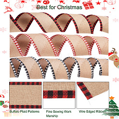 3 рулон 3-х видов полиэстеровой и пеньковой ленты OCOR-CW0001-03