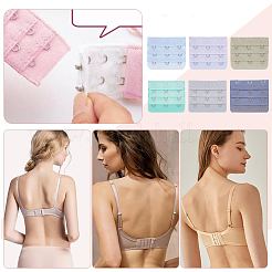 70шт. 35-х цветные удлинители бюстгальтера DIY-BC0013-02A