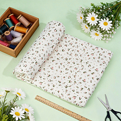 Tissu en coton à motif de fleurs&nbsp;DIY-WH0504-985B