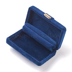 Scatole portagioie rettangolari in velluto&nbsp;VBOX-G005-01B