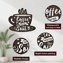 Железные настенные украшения AJEW-WH0550-013