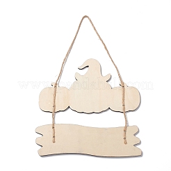 Хэллоуин деревянные двери настенные украшения HJEW-K040-01A