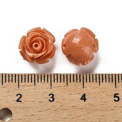 Perle intagliate in corallo sintetico&nbsp;CORA-H003-01A-09
