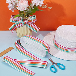 10 ярд поликоттоновой ленты с полосатым узором&nbsp;OCOR-ME0001-30