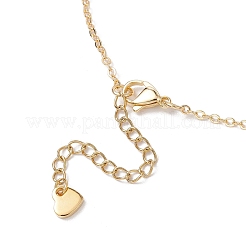 Collier pendentif en forme de nœud papillon en perles de verre&nbsp;NJEW-MZ00091-02